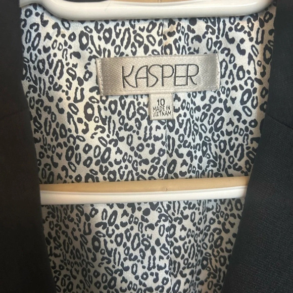 Mint Kasper separates FULL SUIT women’s dark navy suit- jacket size 10 pants 8 - Picture 8 of 11